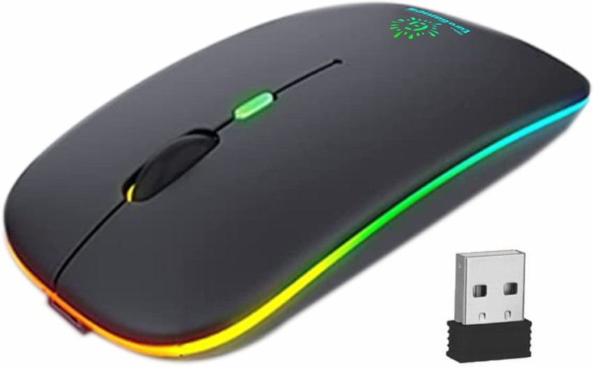 RPM Euro Games Wireless Gaming Mouse Bluetooth & 2.4 G Connect, Upto 3200  DPI, RGB Backlit, 6 Buttons