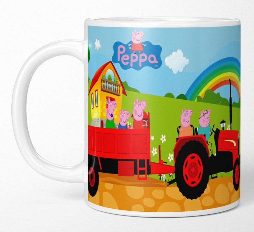 PrintingZone Compatible Print With Peppa Pig Cup For Birthday Gift