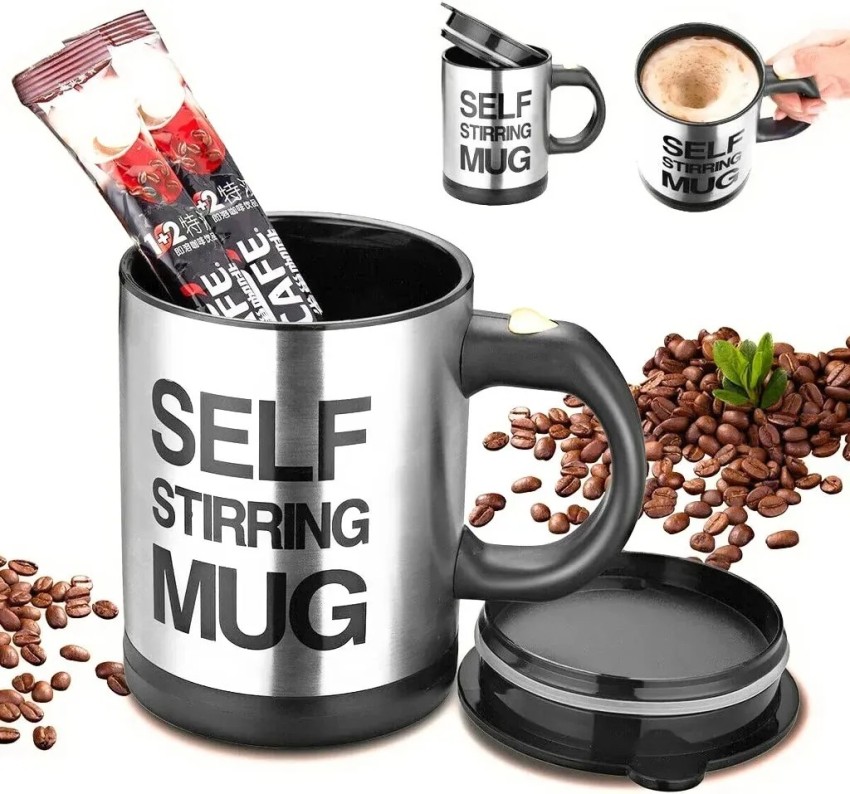 Electric Self Stirring Coffee Mug Cup Automatic Self Mixing Spinning  Stainless