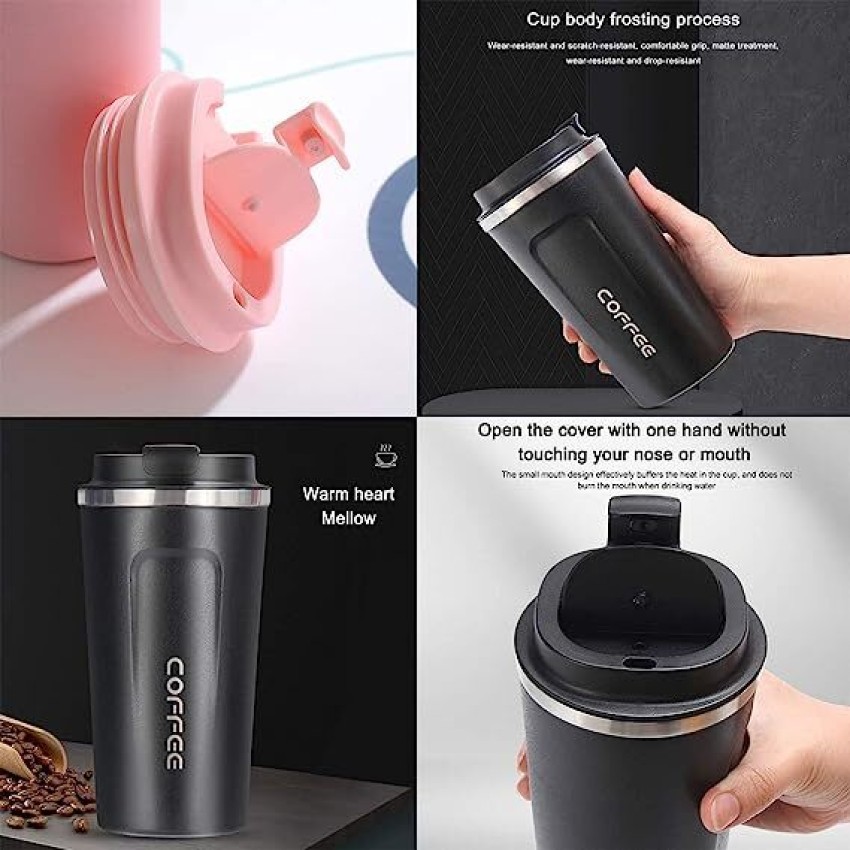 380ml/510ml Stainless Steel Coffee Thermos Mug Portable Car Vacuum