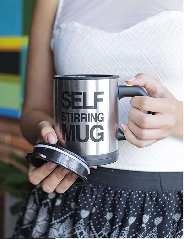 Self Stirring Coffee Mug Cup Plastic Automatic Self Mixing