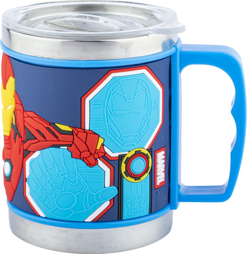 Ramson Milk Mug for Kids, Spiderman Design Stainless Steel