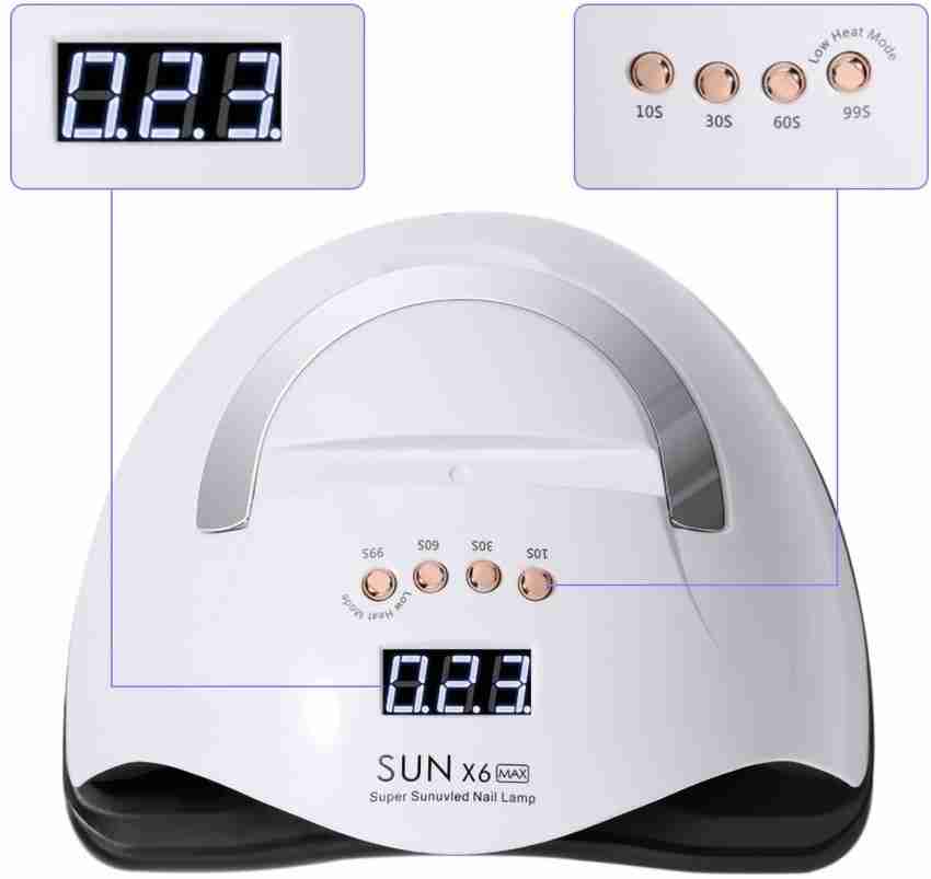 220W LED Lamp UV Light Nail Curing Gel Polish Dryer Manicure SUN X6 MAX 