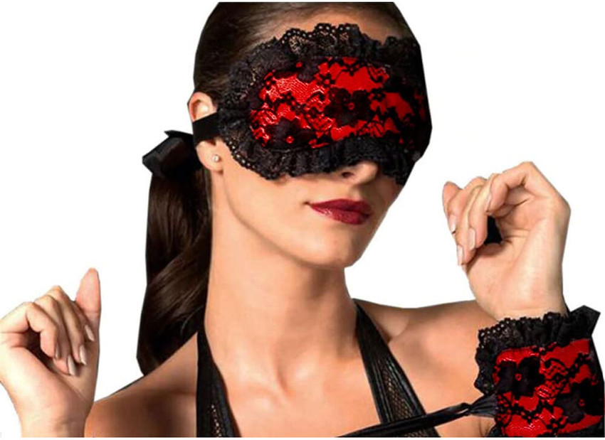 Lace Shade Cover Band Ribbon, Lace Blindfold Handcuffs