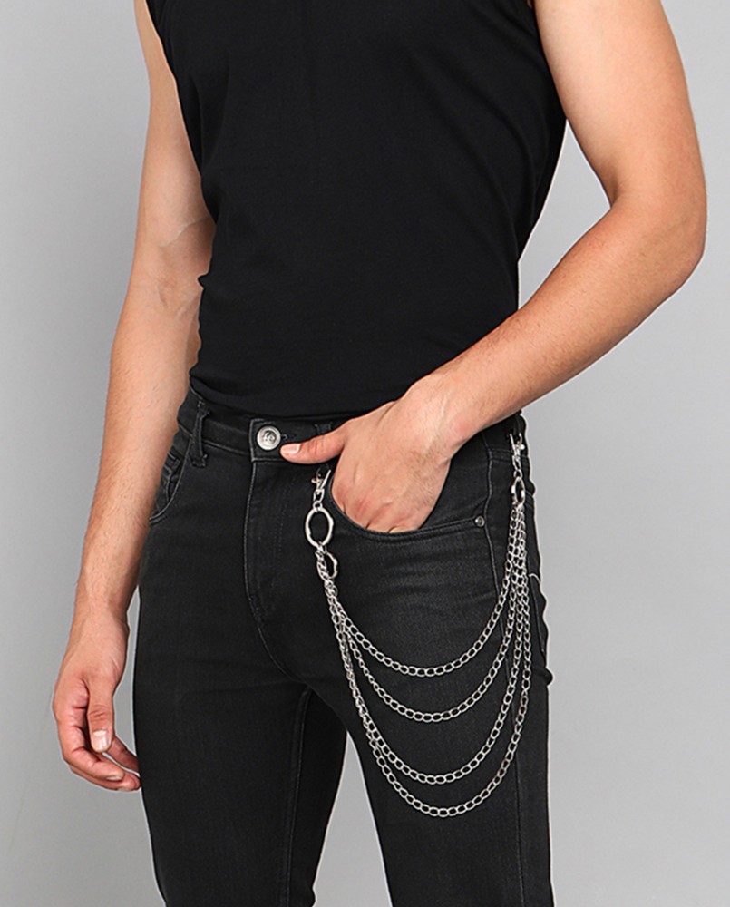 Its 4 You Jean Chain Trouser ChainSide Pants Chain For Mens And Womens  Sterling Silver Plated Stainless Steel Chain Price in India  Buy Its 4 You  Jean Chain Trouser ChainSide Pants