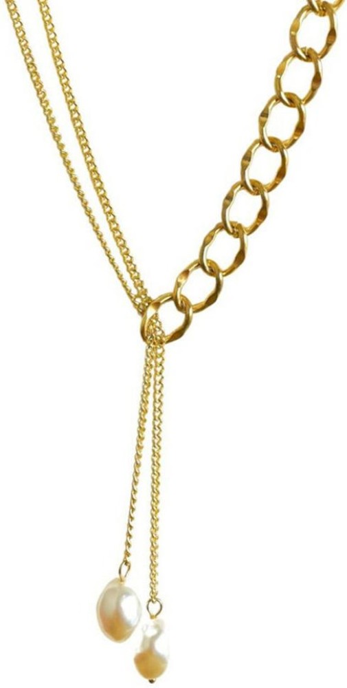 Shankhraj Mall Holo Heart Koyali New Design Mens Gold Plated Chain