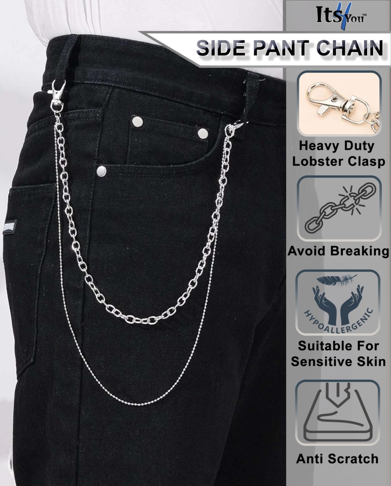 Belt Chain Pocket Chain Wallet Chain Pants Chain For Boy Girl Men And  Women2pcs  Fruugo IN