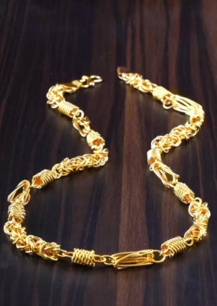 LABHUBAMON New style new year gold chain for man and boy Gold