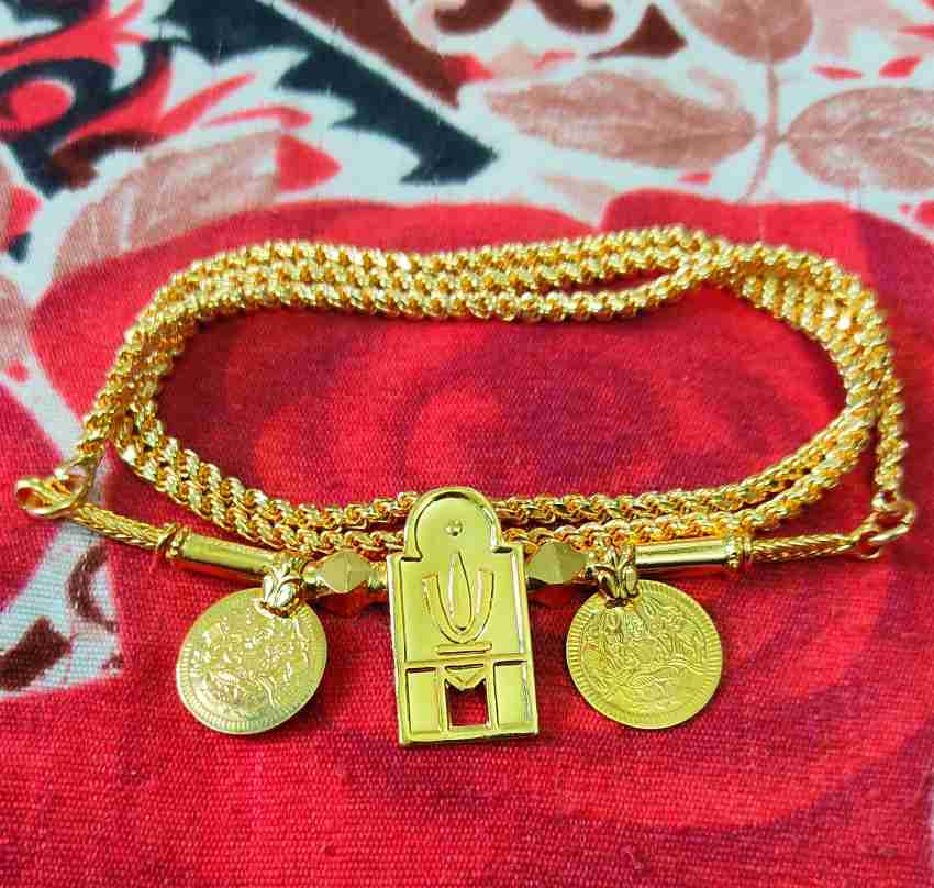 ASR GOLD COVERING Latest Thali Chain for Womens 24 Inch Gold-plated Plated  Copper Chain Price in India - Buy ASR GOLD COVERING Latest Thali Chain for  Womens 24 Inch Gold-plated Plated Copper