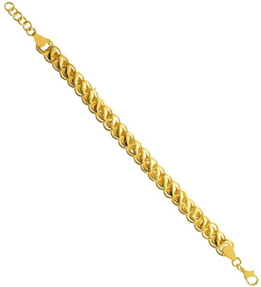 Multilayered gold plated chain bracelet with various cz charms 