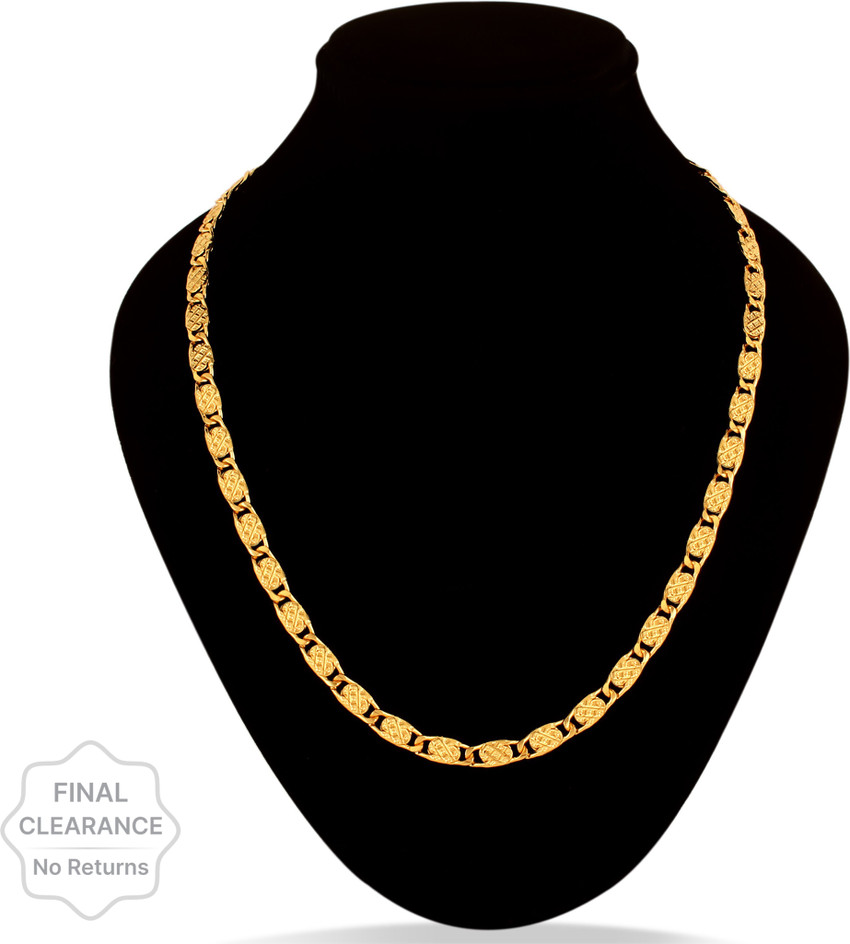 Artificial gold plated necklace discount