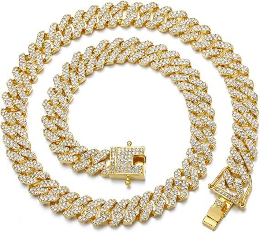 VIEN Mc Stan Iced Out Cuban Link Bracelet Bling Zirconia Miami Link Bangle  Jewelry Hip Hop Bracelets