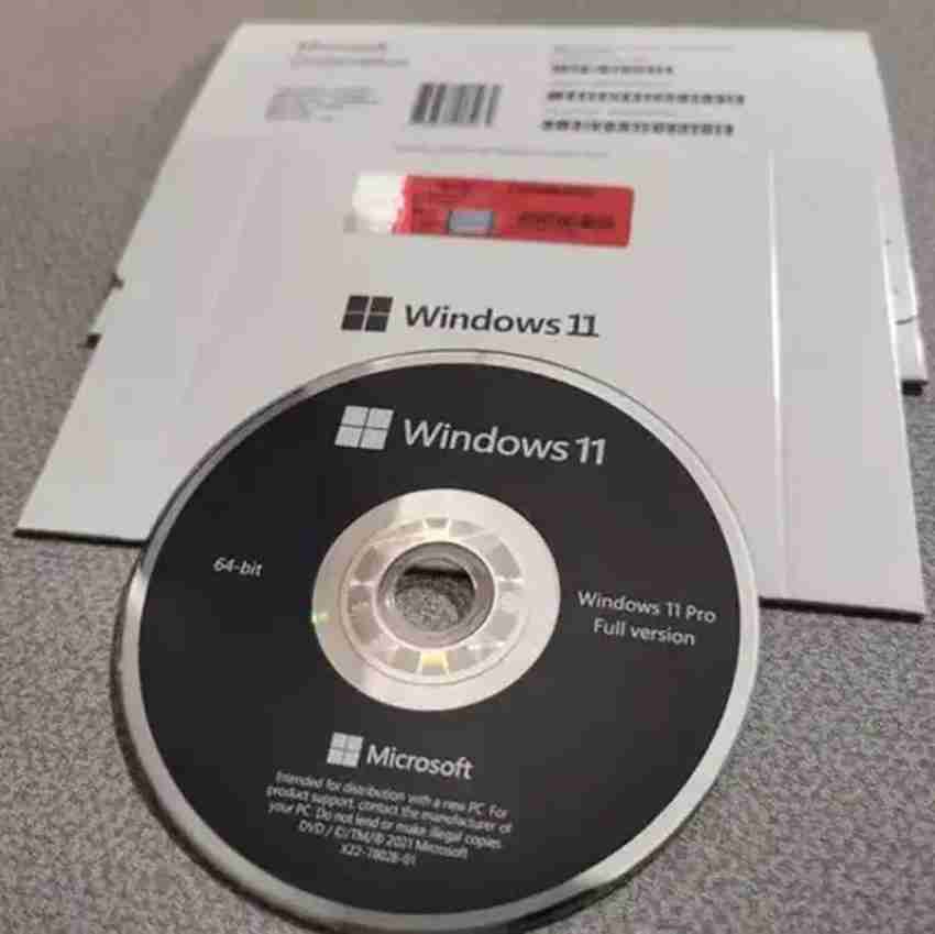 Microsoft Windows 11 Pro 64-bit, DVD - OEM