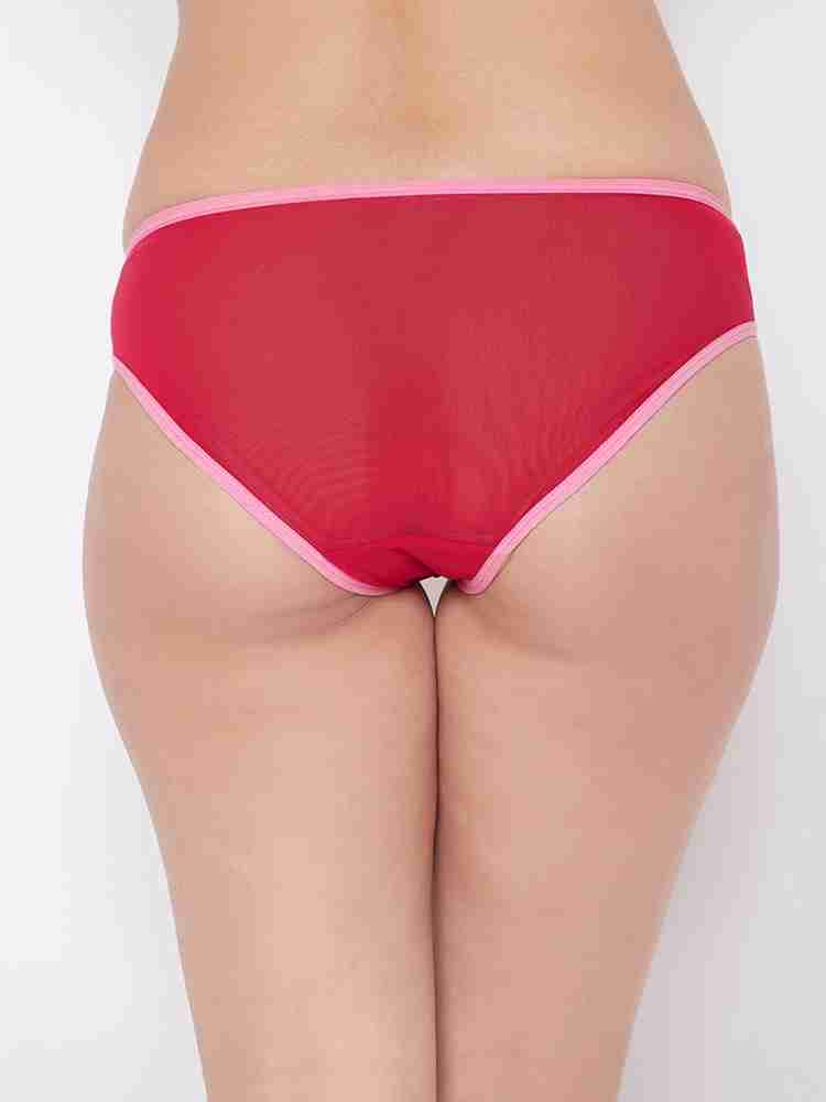 Clovia Women Bikini Red Panty - Buy Clovia Women Bikini Red Panty