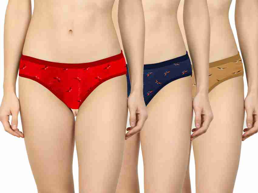 PIBU Women Hipster Blue, White Panty - Buy PIBU Women Hipster Blue, White  Panty Online at Best Prices in India