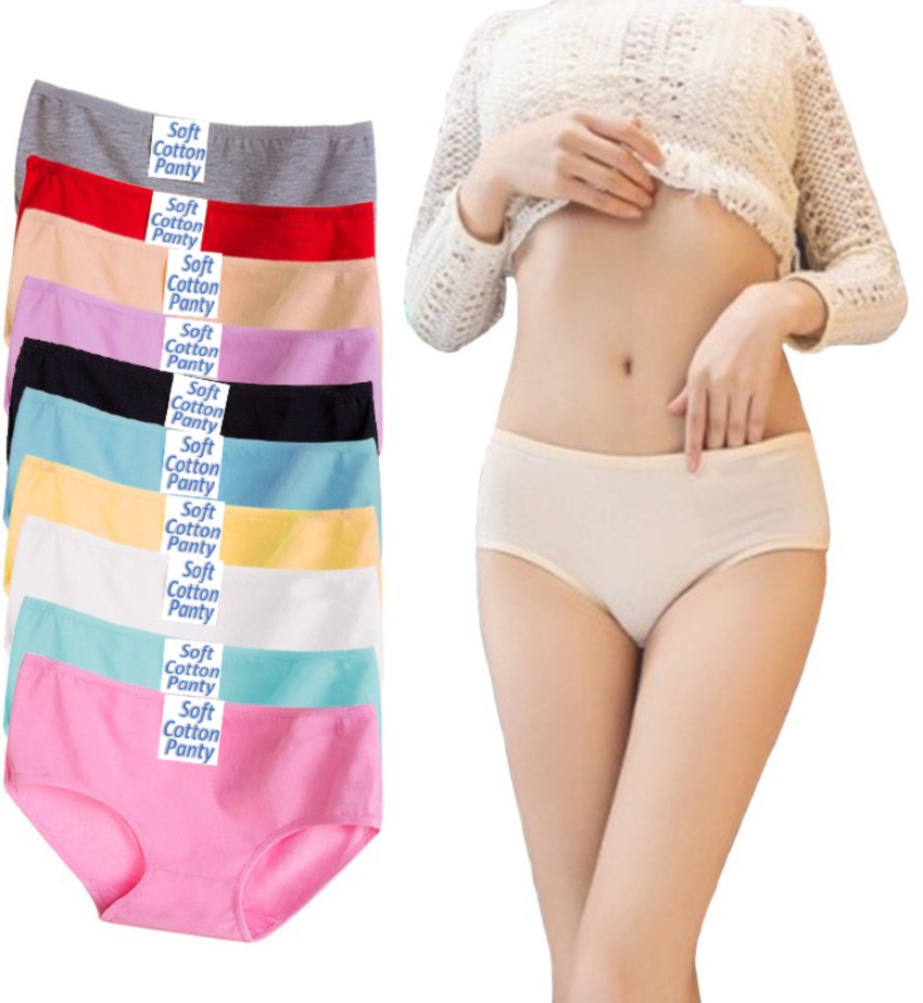 Womens Hipster / Briefs Multicolor Stretchable Underwear / Innerwear Cotton  Panty / Panties for Female / Ladies Girl(Pack of 3) Combo Set