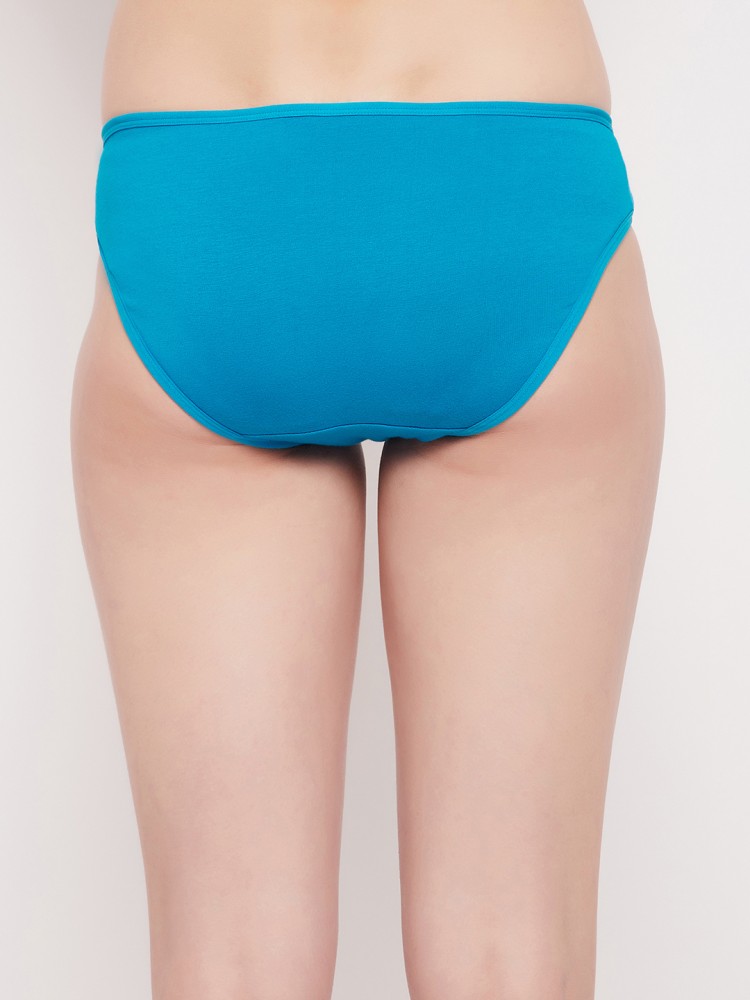Clovia Women Bikini Blue Panty - Buy Clovia Women Bikini Blue