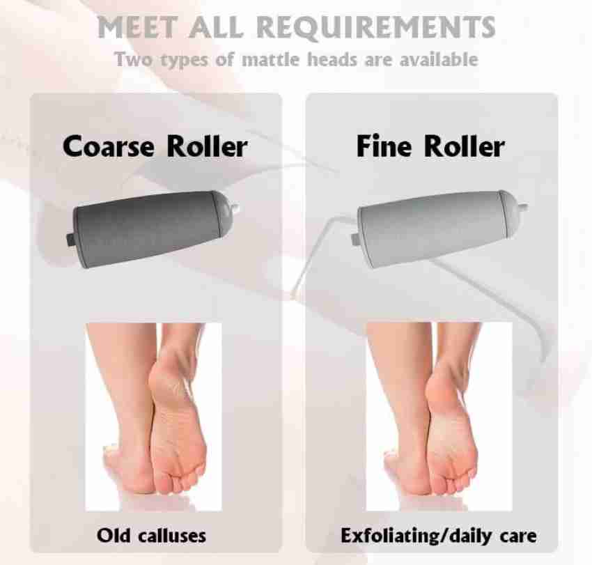 Zovilstore Electric Foot Callus Remover Rechargeable Pedicure Tools 2  Roller Heads - Price in India, Buy Zovilstore Electric Foot Callus Remover  Rechargeable Pedicure Tools 2 Roller Heads Online In India, Reviews, Ratings