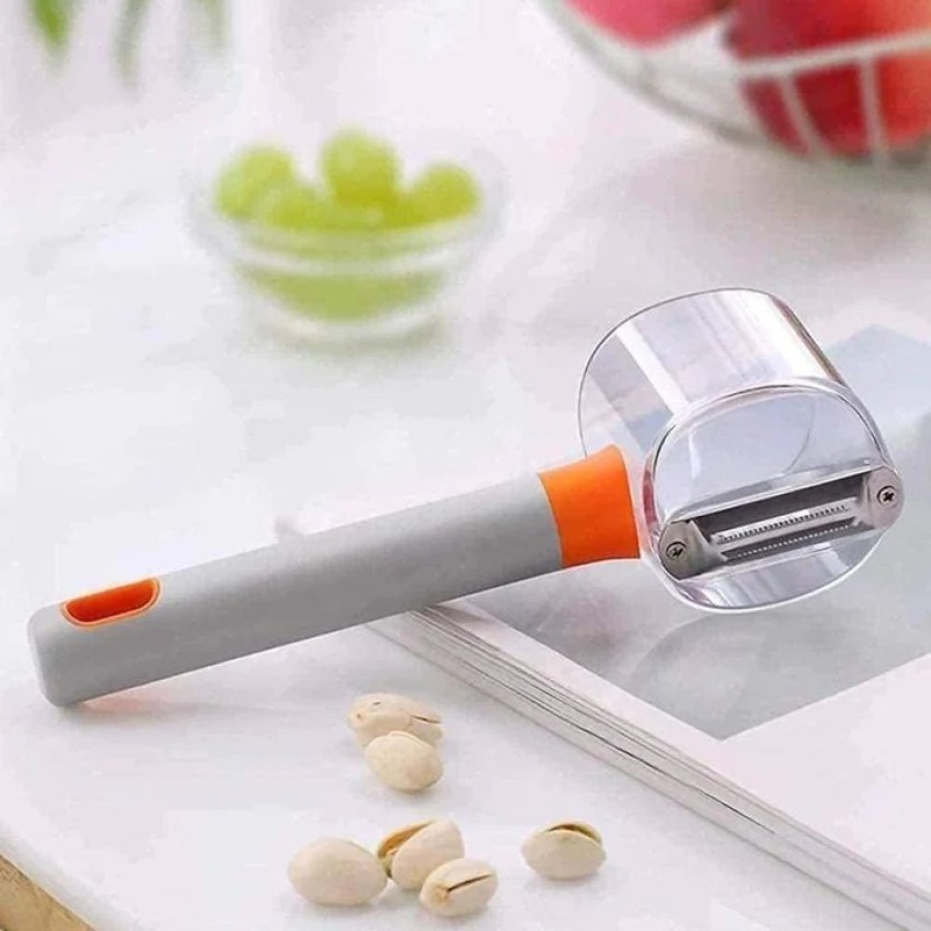 Multicolor Plastic Storage Peeler With Trashbin For Kitchen