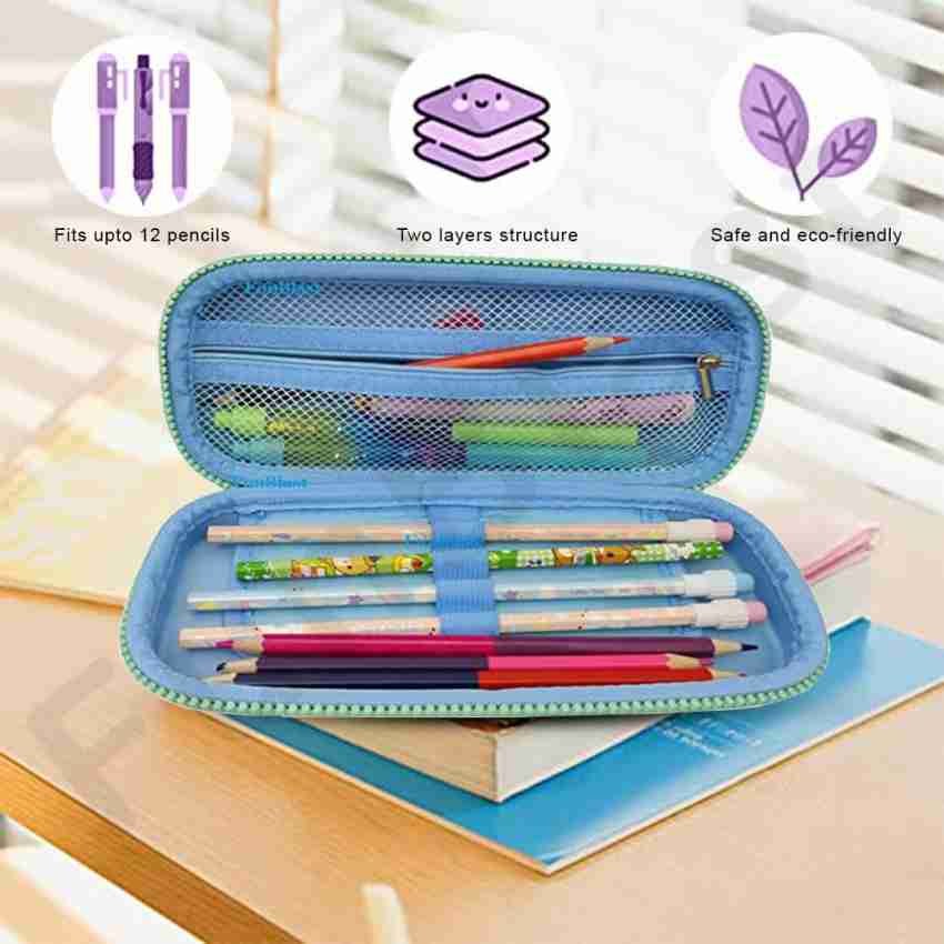 Taufa Villa Astronaut Space Pencil Box Geometry Box Pencil  Case Pencil Pouch for boys Girls & Kids Art EVA Pencil Box 