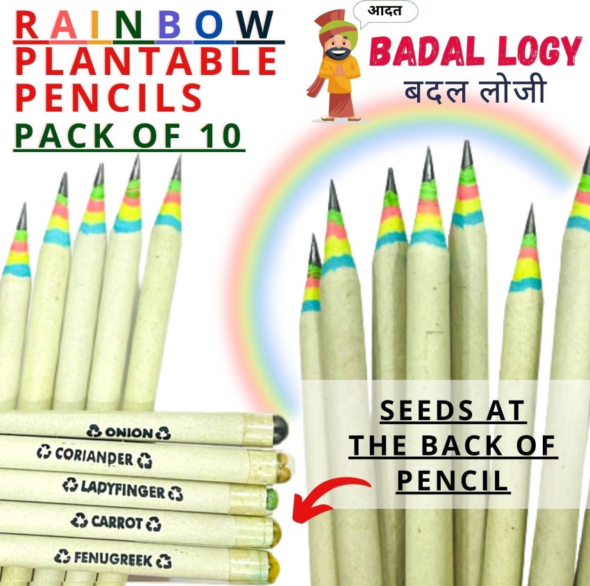 4pcs Pack Rainbow Crayon Pencils, 4 Color Drawing Pencil, Color Pencils,  Painting Supplies, Gift, Rainbow Pencil, Kids Gift 