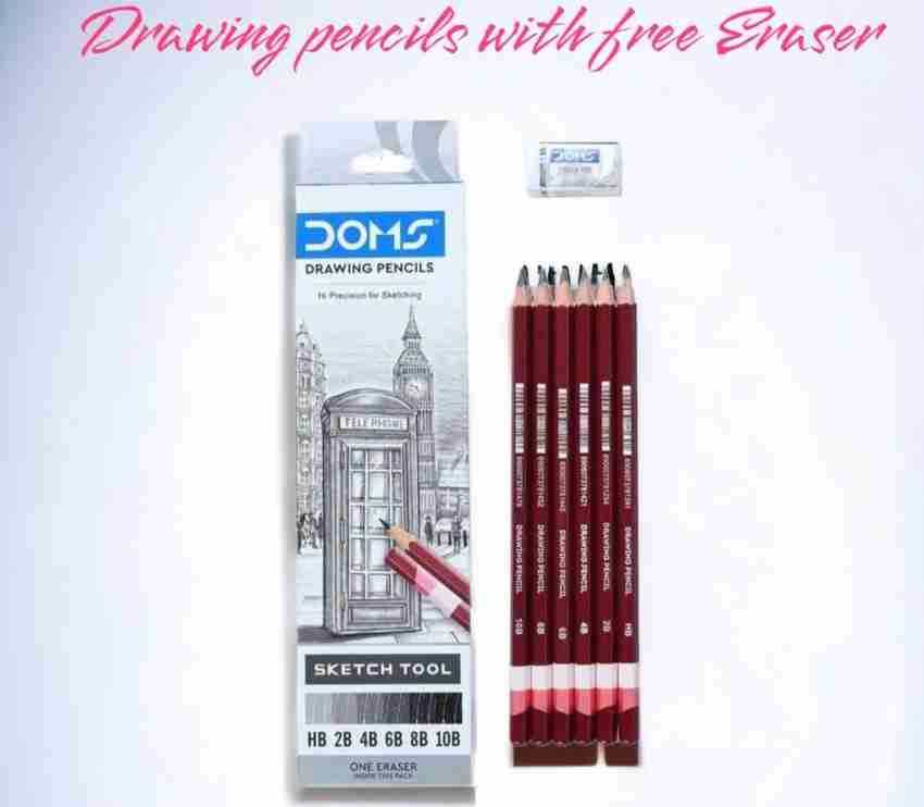 Graphite Woodless Pencil Stick HB 2B 4B 6B 8B Koh-I-Noor Progresso 8911  8912 Artist Drawing