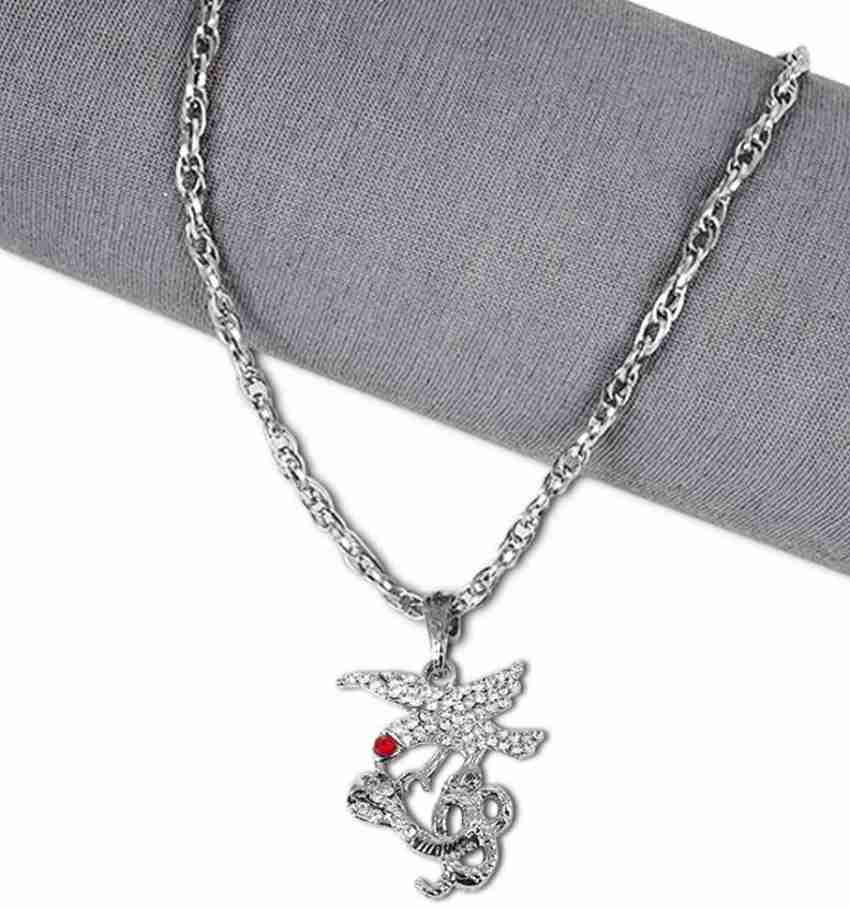 Buy Adhvik Set Of 2 Wind Pirate Sea Flying Bird Eagle With Evil Eye Locket  Pendant Necklace Online at Best Prices in India - JioMart.