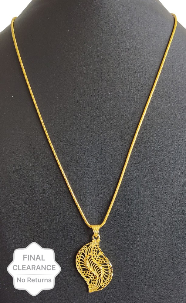 Heavy gold pendant set on sale designs