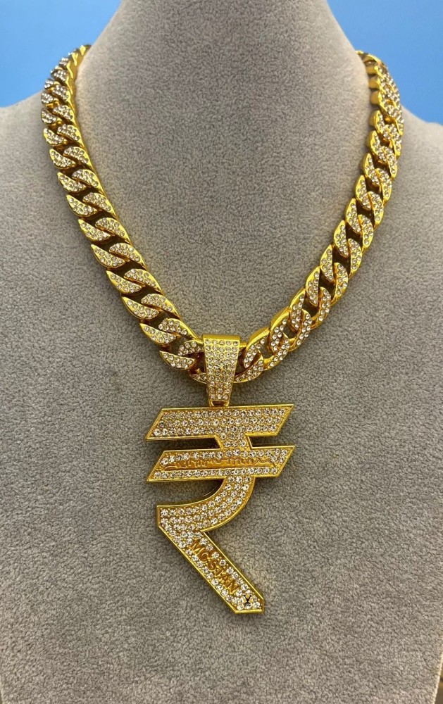 Buy VIEN Mc Stan Style Cuban Link Chain Miami Necklace Iced Out CZ