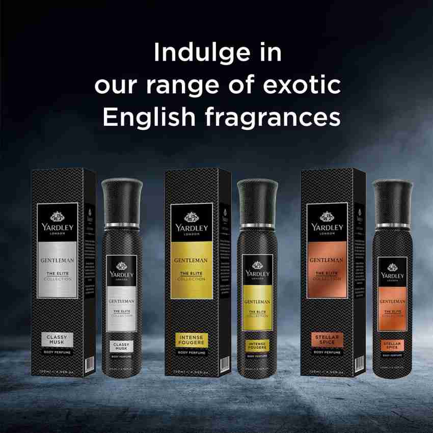 Buy Yardley London Elite Collection Intense Fougere No-Gas Body Perfume -  240 ml Online In India