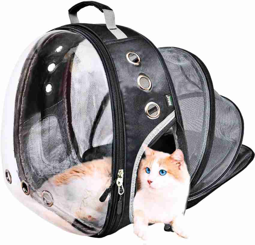 PetGains PGHC Egg-Shaped pet Travel Backpack - White