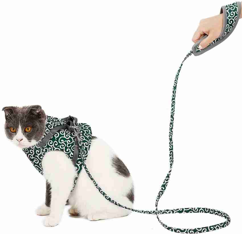 Mesh Small Cat Harness and Leash Set Adjustable Vest Antiescape Proof for  Pet Kitten Easy Control Reflective Puppy Dogs Harness