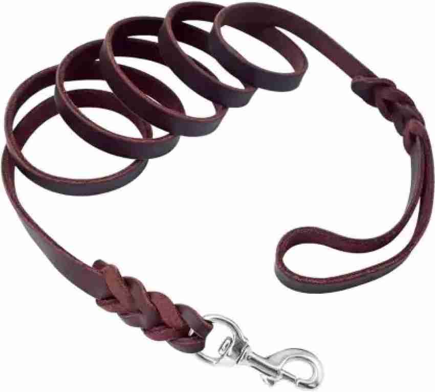 ROYALE DOG Brown Leather Dog Leash 5 Ft German Handmade Braid Pet Training  Lead Heavy Duty- 1 Piece Dog Leash Price in India - Buy ROYALE DOG Brown Leather  Dog Leash 5