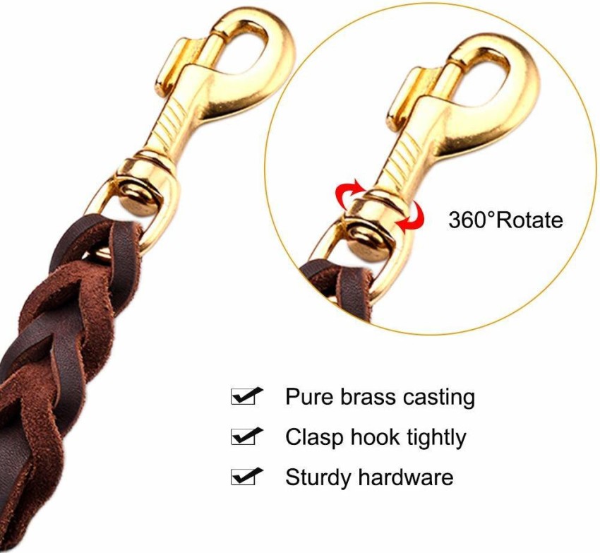 Picckola International Picckola International Leather Dog Leash Strong And  Durable (Brown, 6 ft) 160 cm Dog Cord Leash Price in India - Buy Picckola  International Picckola International Leather Dog Leash Strong And