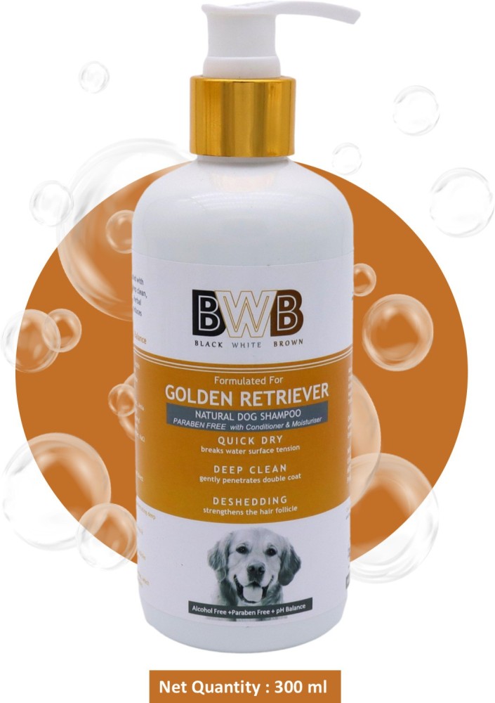 Nat sted Egen Herske BWB BLACK WHITE BROWN BWB GOLDEN RETRIEVER SHAMPOO with Free Deo Spray  Allergy Relief, Anti-itching, Conditioning, Flea and Tick, Anti-microbial -  Dog Shampoo Price in India - Buy BWB BLACK WHITE BROWN