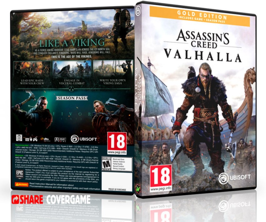 Assassin's Creed Valhalla Dawn of Ragnarok (Code in Box) PS4 :  : PC & Video Games