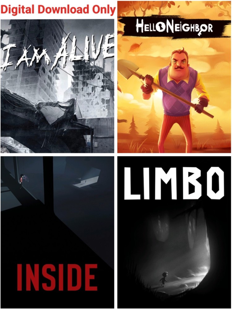 2Cap Hello Neighbor, Limbo, Inside & I Am Alive Pc Game Link Combo (Offline  only) (No CD/DVD/Code) (Complete Games) Price in India - Buy 2Cap Hello  Neighbor, Limbo, Inside & I Am