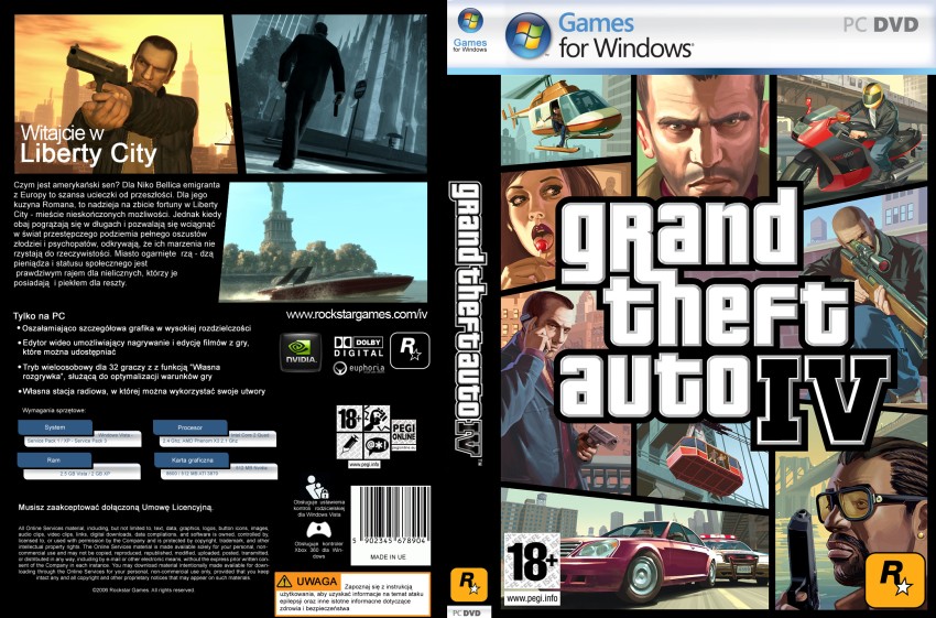 GTA 4 PC DVD Game (Full Game) Price in India - Buy GTA 4 PC DVD Game (Full  Game) online at