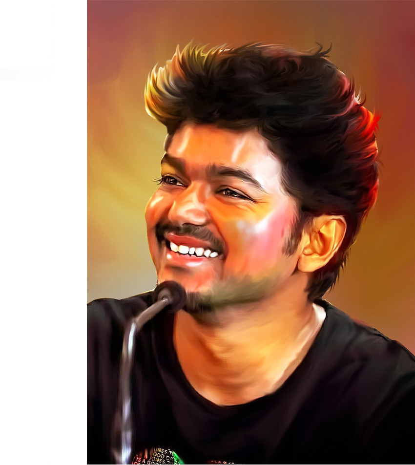 Vijay wall poster sticker Paper Print - vijay posters - Movies ...