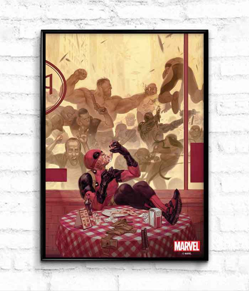 DEADPOOL 3 MOVIE POSTER MARVEL FILM A4 Wall ART PRINT CINEMA A4