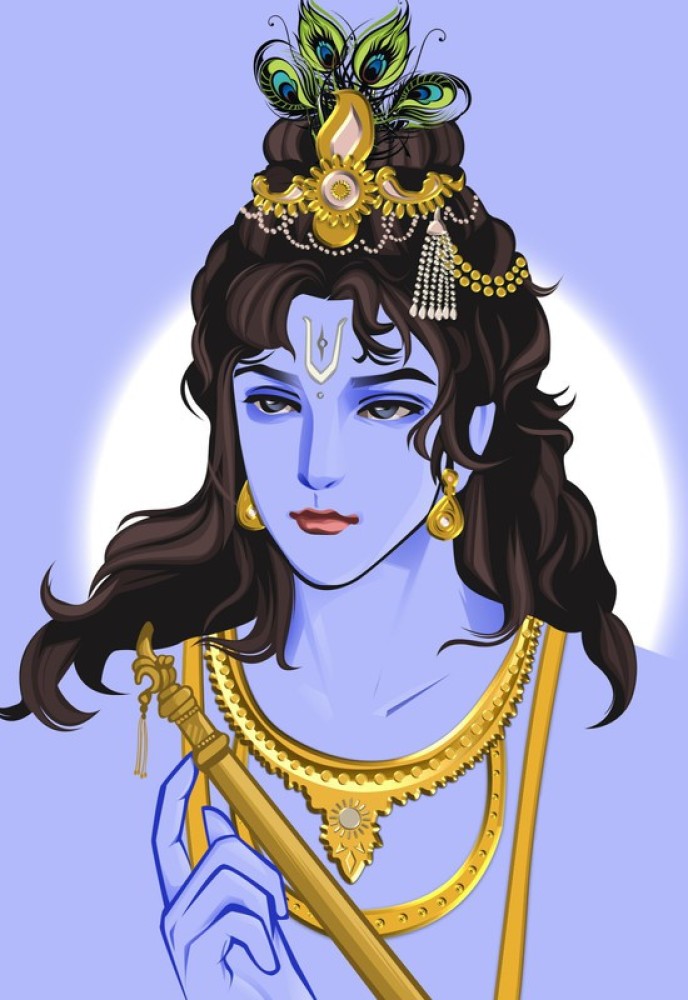 Lord Krishna Anime Style retake  Anime style Lord krishna images God  illustrations