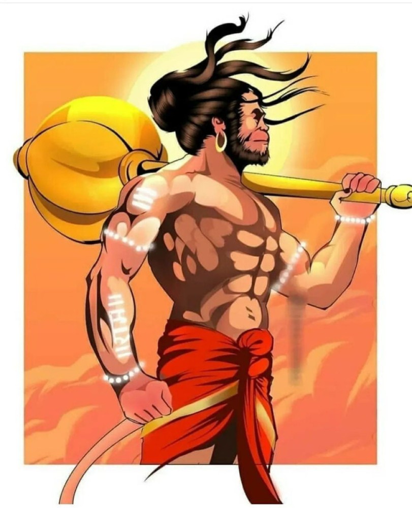 Poster Best Lord Hanuman Hd Matte Finish Paper Poster Print 12 x 18 Inch  Multicolor PB28418  Amazonin Home  Kitchen