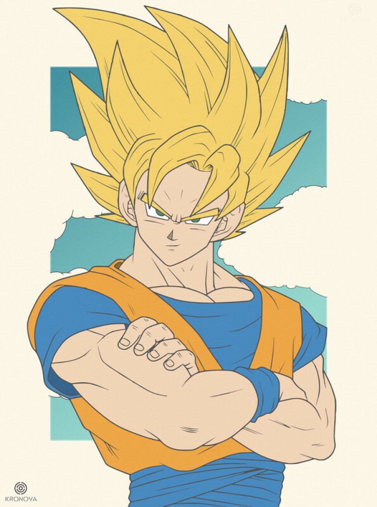 Drawing Goku Ssj1 Dragon Ball Z 