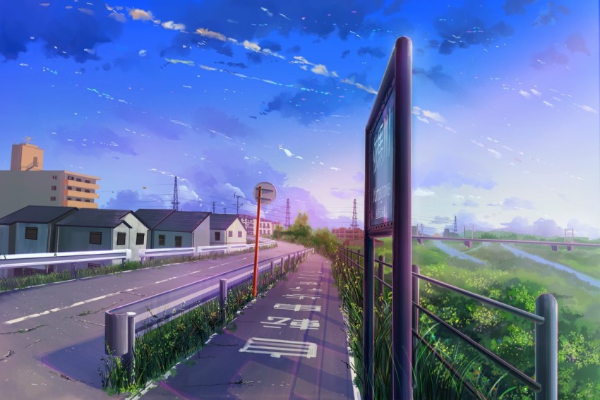 HD desktop wallpaper Anime City Building Street download free picture  1021284