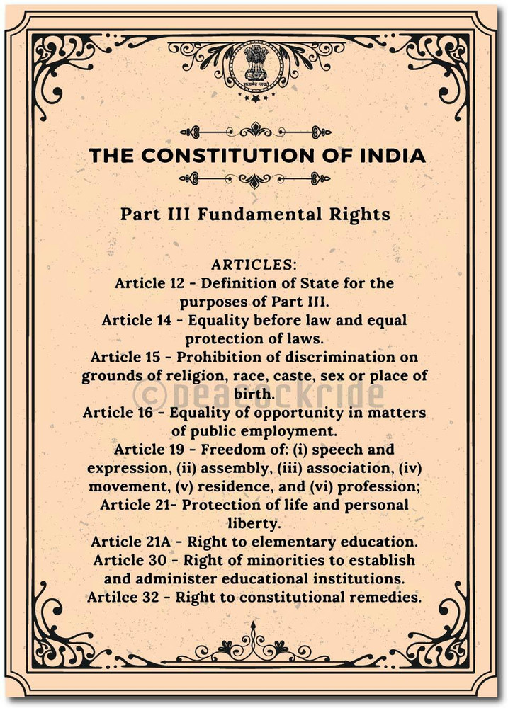 Details 129+ poster drawing on fundamental rights super hot seven.edu.vn