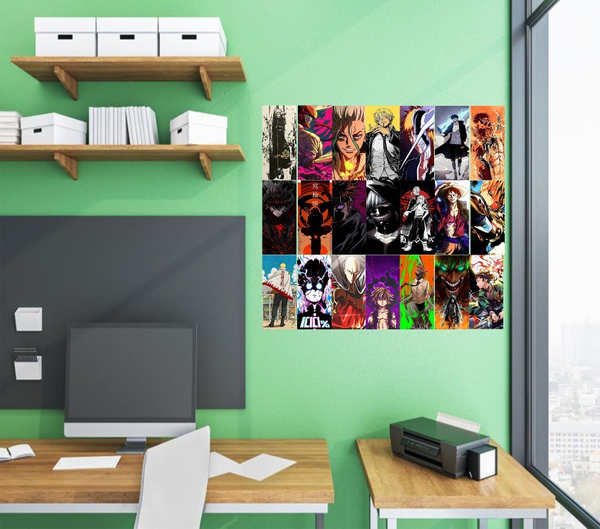 set of 90 mix anime wall poster for room poster of different anime (  size_6x4 inch,300 GSM) Paper Print - Animation & Cartoons posters in India  - Buy art, film, design, movie