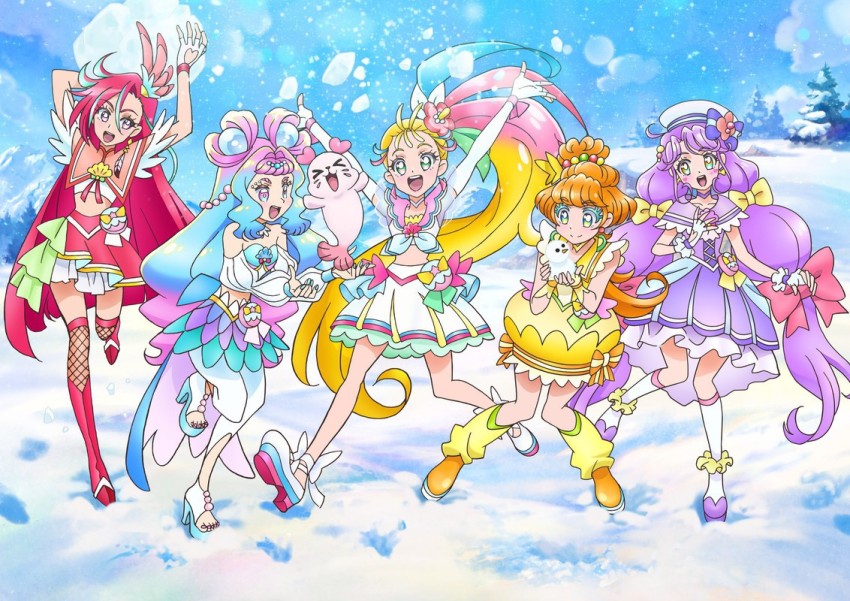 Pretty Cure aka PreCure Japanese anime characters by Toei at the Toei Kyoto  Studio Park Kyoto Japan Stock Photo  Alamy