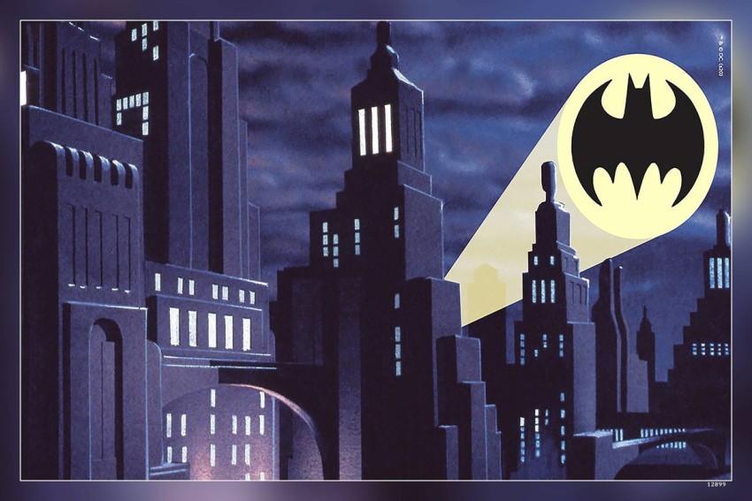 Gotham City Background Batman T V Series X Matte Finish Poster P-12899  Paper Print - Animation & Cartoons posters in India - Buy art, film,  design, movie, music, nature and educational paintings/wallpapers