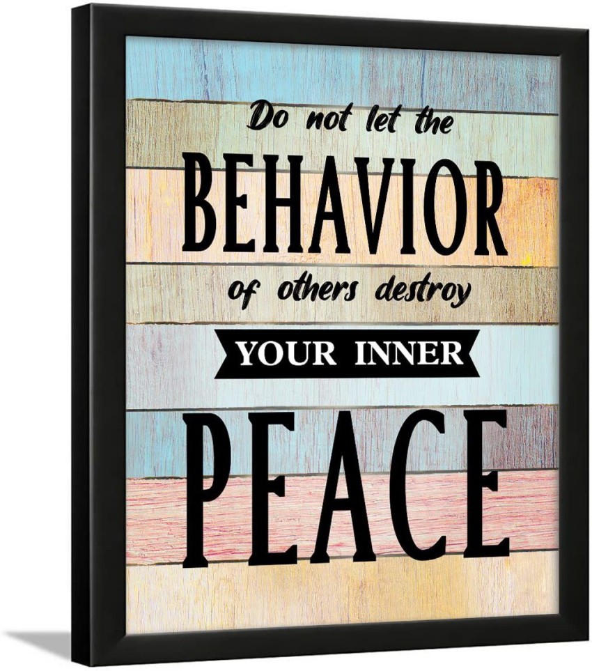 Peace Quotes Wall Frames - Framed Peace Posters for Wall ...