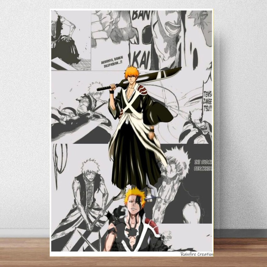 Bleach Anime Poster for Home Office and Student Room Wall Decor